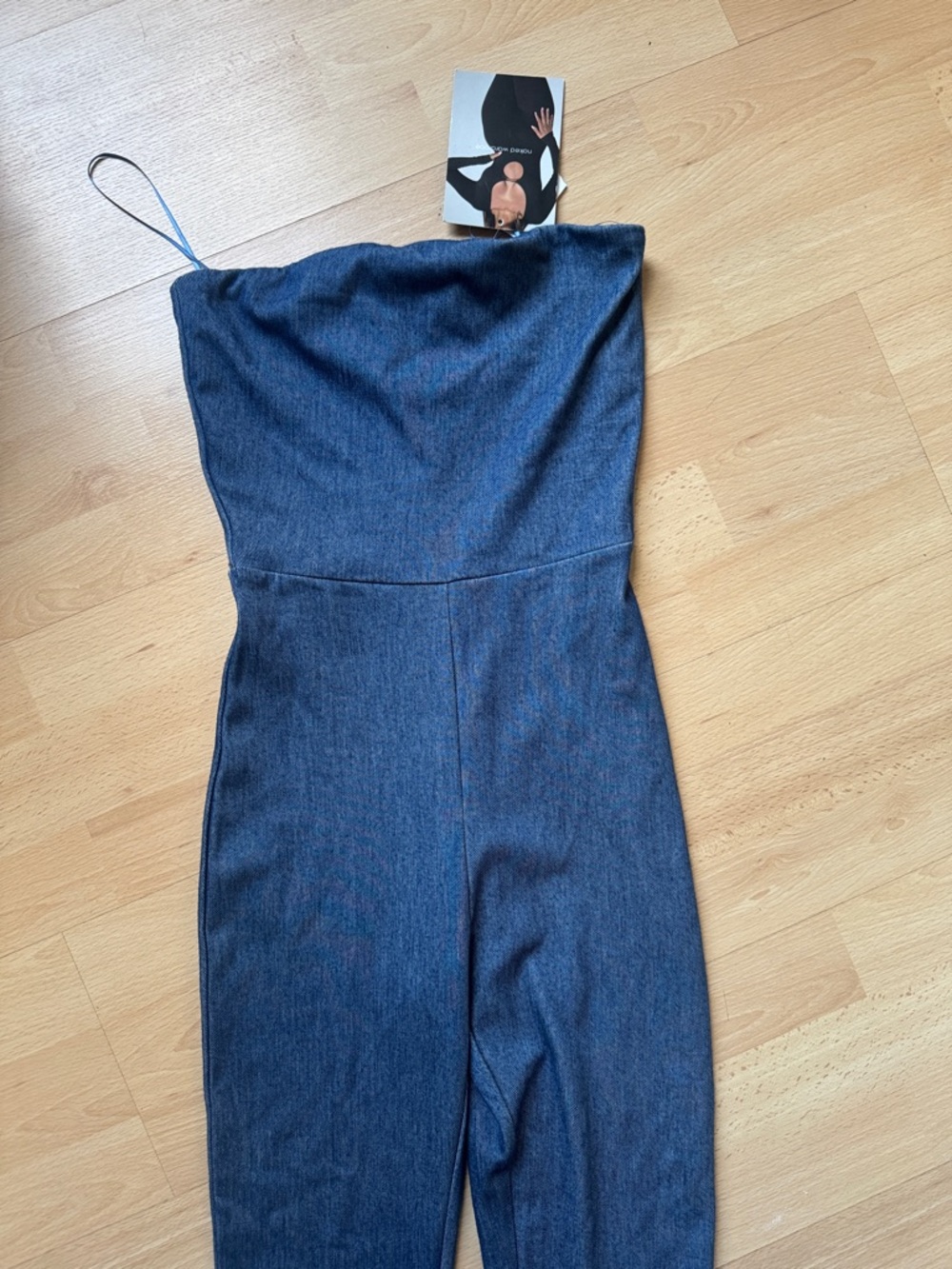 Naked Wardrobe Denim Jumpsuit Small - Picture 3 of 10